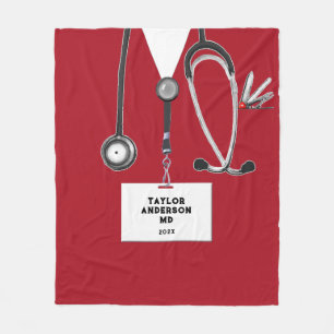 Medicinsk Doktor Studenten Gift Fleecefilt