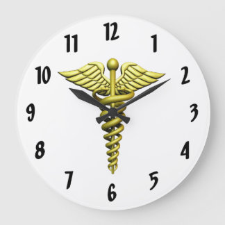 Medicinsk Emblem Stor Klocka