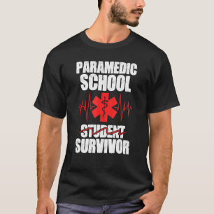 Medicinsk EMS Student Sjukvårdare School Survivor T Shirt