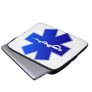 Medicinsk EMS-symbol Laptop Fodral
