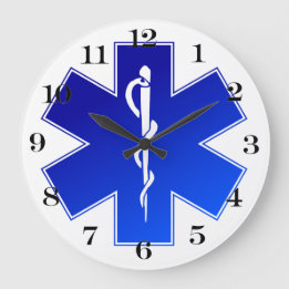 Medicinsk EMS-symbol Stor Klocka