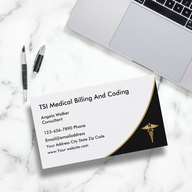 Medicinsk fakturering och kodning visitkort (Skapare uppladdad)