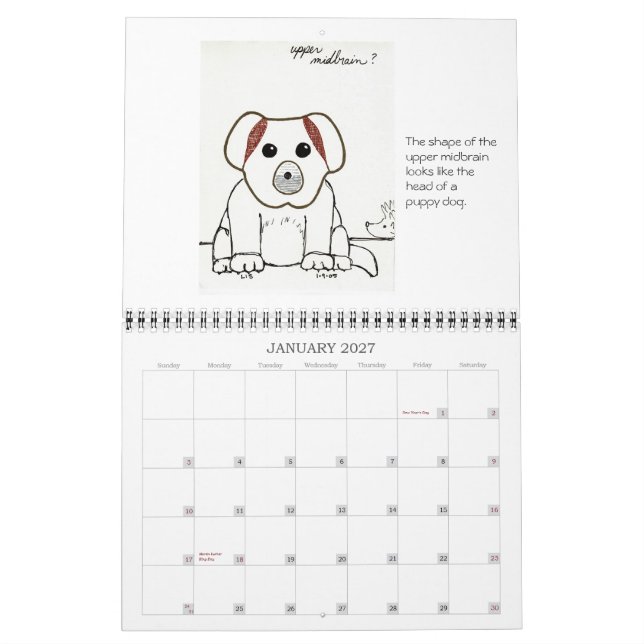 Medicinsk fakultet skissar kalender 2007 (Jan 2027)