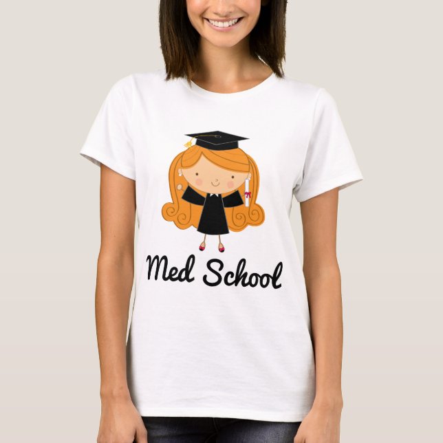 Medicinsk fakultetstudent tee shirt (Framsida)
