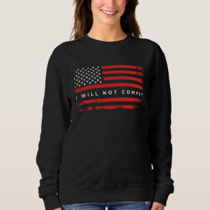 Medicinsk frihet Jag kommer inte att följa Inga di T Shirt