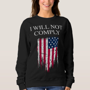 Medicinsk frihet Jag kommer inte att följa Inga di T Shirt