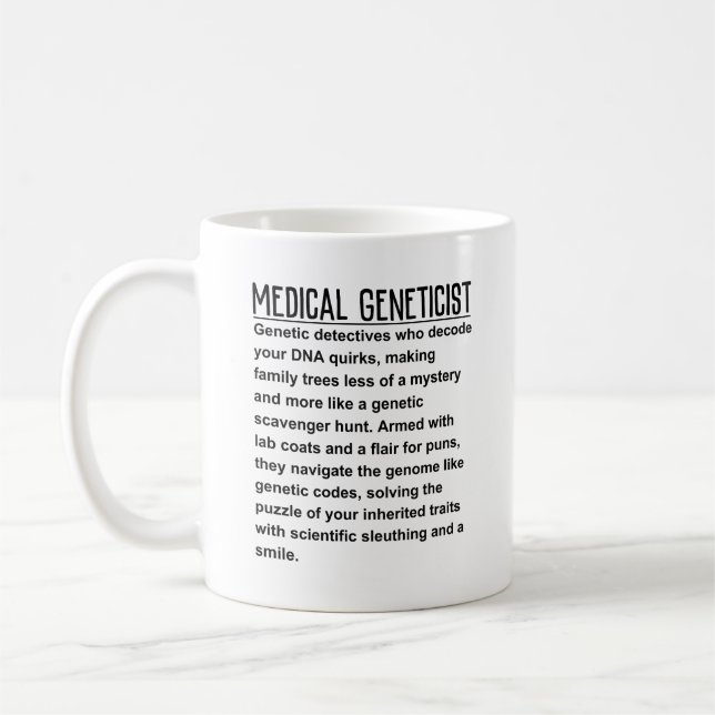 Medicinsk genetikist kaffemugg (Vänster)