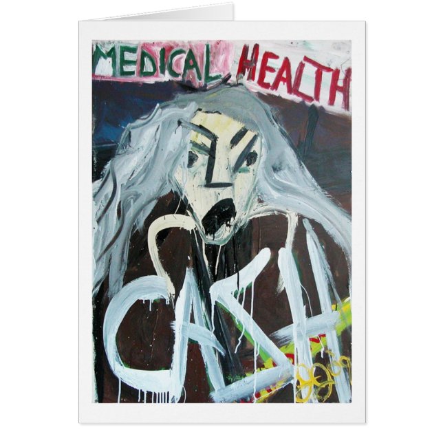 MEDICINSK HÄLSA PENGARAR HÄLSNINGSKORT (Framsidan)