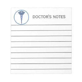 Medicinsk hälso- och sjukvård Doktor Nurse Notes Anteckningsblock