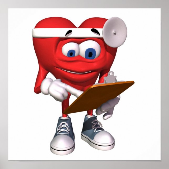 Medicinsk Heart Doktor Poster (Framsidan)