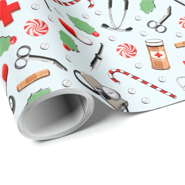 Medicinsk Helgdag Gift Presentpapper (Rullad Hörn)