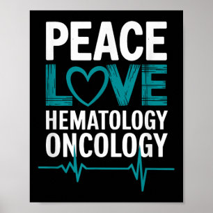 Medicinsk hematologi Oncology Sjuksköterska citera Poster