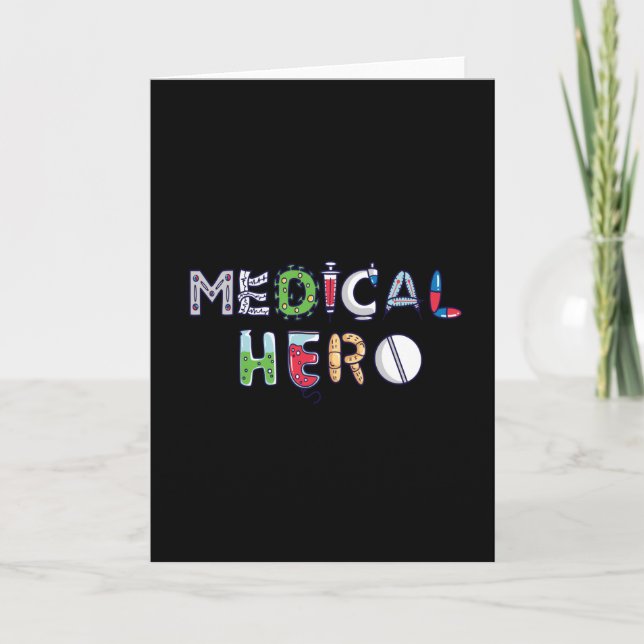 Medicinsk hjälte kort (Framsida)