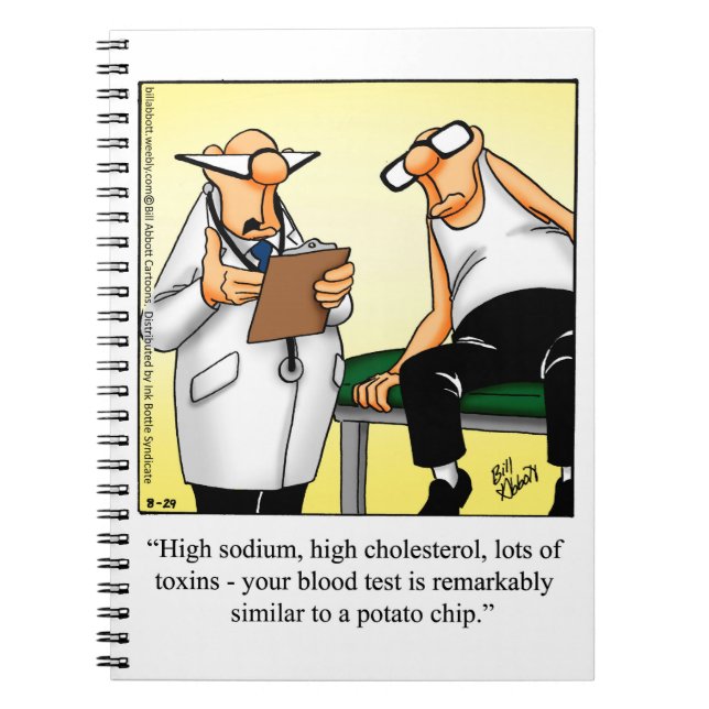 Medicinsk Humor-presentatör för bärbara datorer Anteckningsbok (Framsidan)