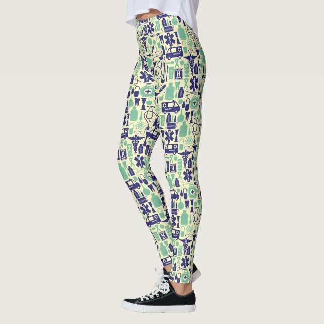 Medicinsk Inslag Leggings (Vänster)
