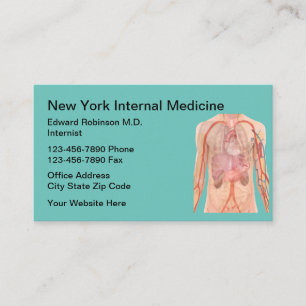 Medicinsk internettema visitkort