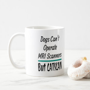 Medicinsk joke Hundar och Cats Pappa Joke Funny Kaffemugg