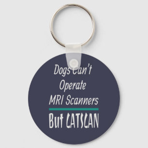 Medicinsk joke Hundar och Cats Pappa Joke Funny Nyckelring