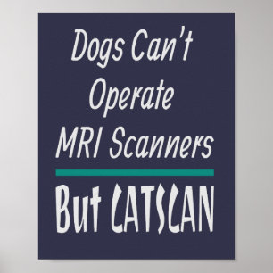 Medicinsk joke Hundar och Cats Pappa Joke Poster