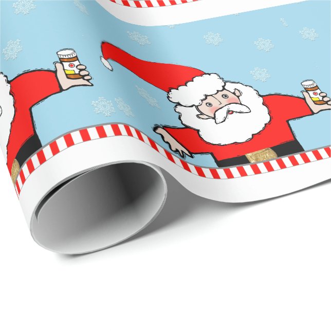 Medicinsk jul-Helgdag Gift Presentpapper (Rullad Hörn)