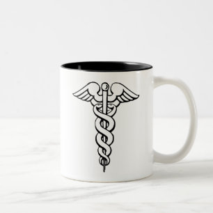 Medicinsk Kaduceus-symbol Professionell Mugg
