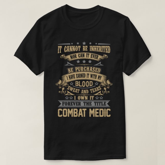 Medicinsk kamp Medic ___ T Shirt (Design framsida)