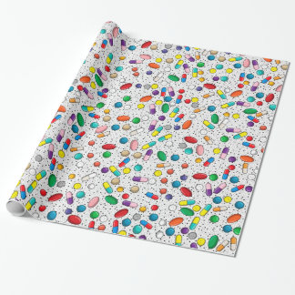 Medicinsk kapselavfall presentpapper