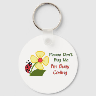Medicinsk kod Ladybug Nyckelring