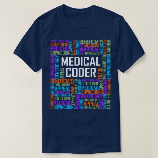 Medicinsk kod Ord T Shirt (Design framsida)