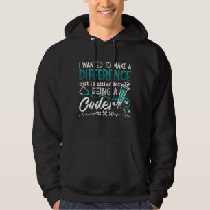 Medicinsk kod som är kodprogram för kodning av dok hoodie
