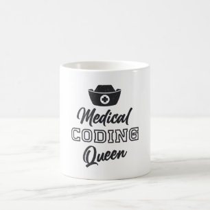 Medicinsk kodare drottningkodning ICD Programmer G Kaffemugg