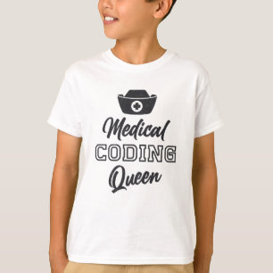 Medicinsk kodare drottningkodning ICD Programmer G T Shirt