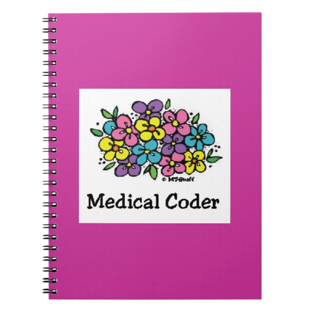 Medicinsk kodbok - bärbar dator anteckningsbok (Framsidan)
