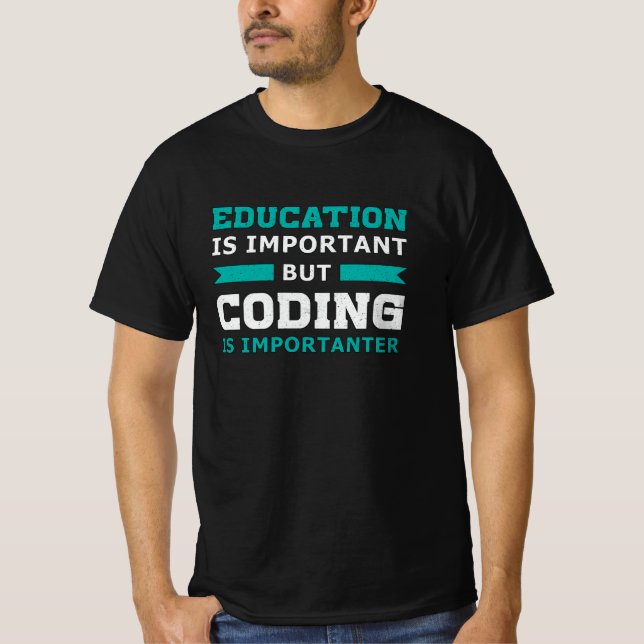 Medicinsk kodning är viktig för ICD Coder Gift T Shirt (Framsida)