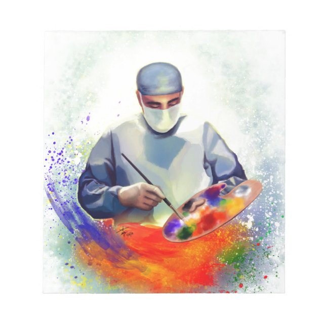 Medicinsk konst anteckningsblock (Framsida)