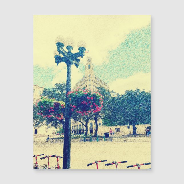 Medicinsk konst Byggande magnet (Framsida)