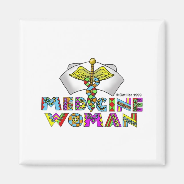 Medicinsk kvinna magnet (Framsidan)