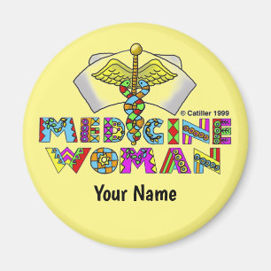Medicinsk kvinna magnet