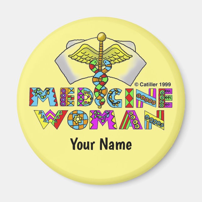 Medicinsk kvinna magnet (Framsidan)