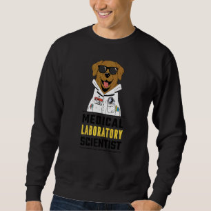 Medicinsk lab Scientist Hund Medical Laboratory Sc Lång Ärmad Tröja