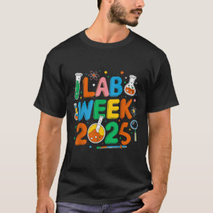 Medicinsk lab Scientist Retro Lab Vecka 2025 Phleb T Shirt