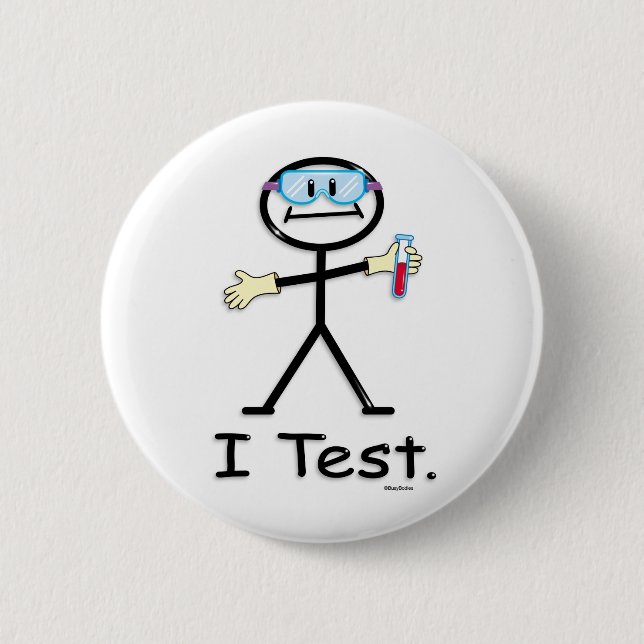 Medicinsk labbTech Knapp (Framsida)