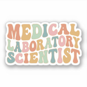 Medicinsk laboratorieforskning MLS Klistermärken