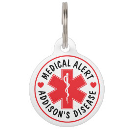 Medicinsk larm Addisons sjukdom Husdjursmärket - A Djurbricka