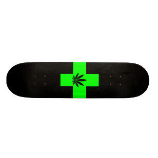 medicinsk marijuana mini skateboard bräda 18,7 cm