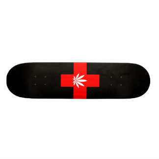 medicinsk marijuana mini skateboard bräda 18,7 cm
