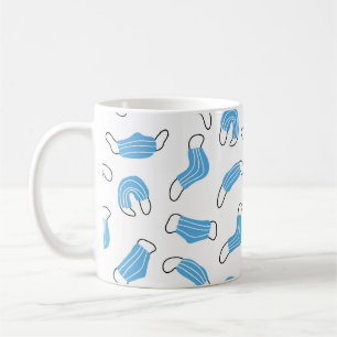 Medicinsk mask mönster kaffemugg