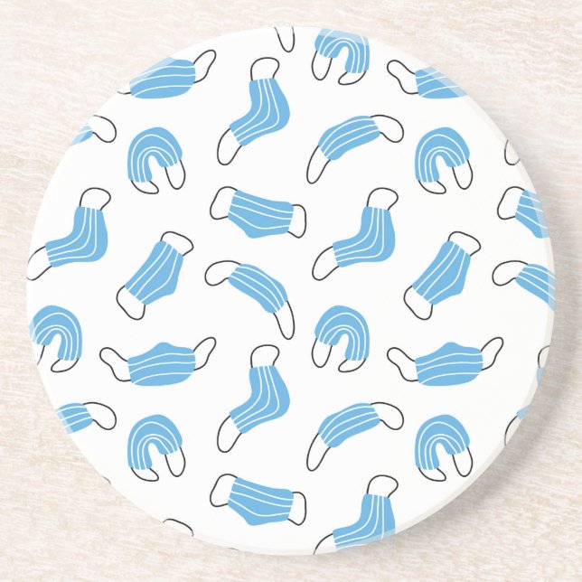 Medicinsk mask mönster underlägg (Framsidan)