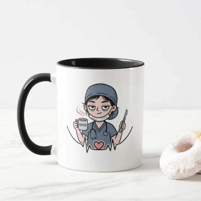 Medicinsk mugg ( kvinnlig version ) (Med munk)
