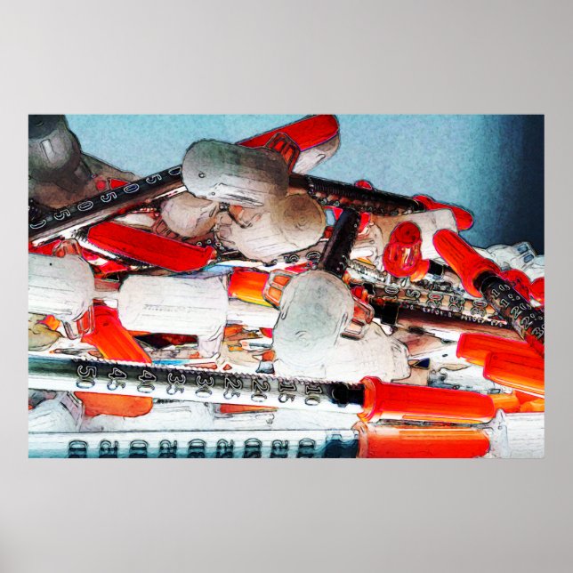 Medicinsk Nål Poster (Framsidan)